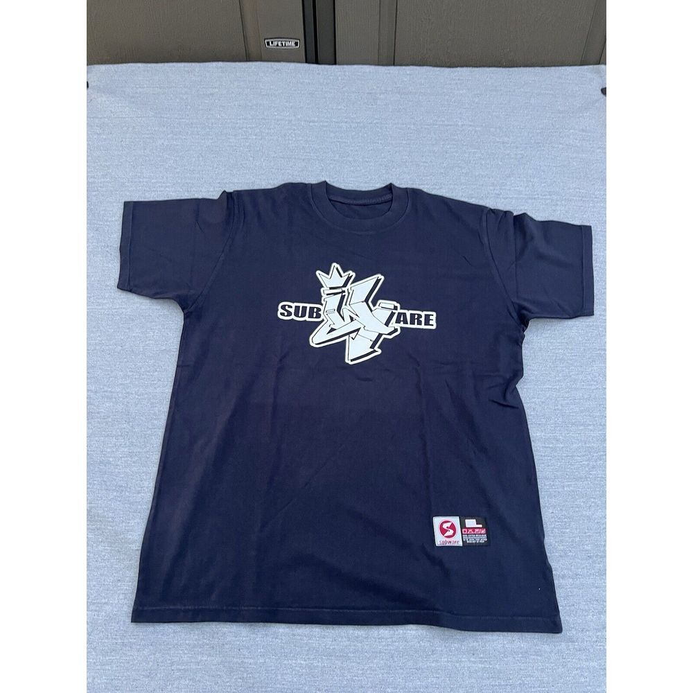 Subware Wild W Tee T-Shirt Navy Men's Size L‎